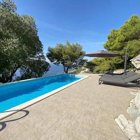 Kuzma With Private Pool And Sea View Villa